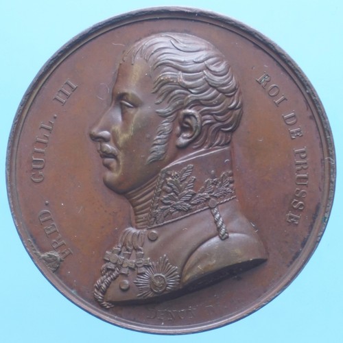 Germania prussia medaglia 1814 - prussia,