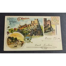 Cartolina saluto dalla di - dalla,