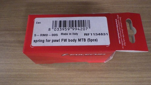 Fulcrum red metal spring for - red, 0