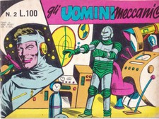 ASTRO AVVENTURA n.2 disegni Guido Buzzelli ,gli Uomini meccanici