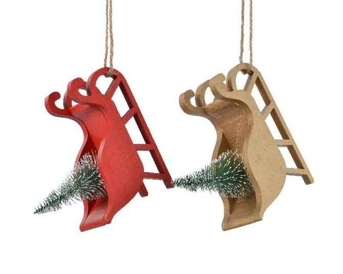 550144 slittino legno con - in,