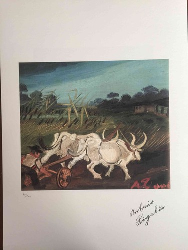 Antonio ligabue litografia - antonio,