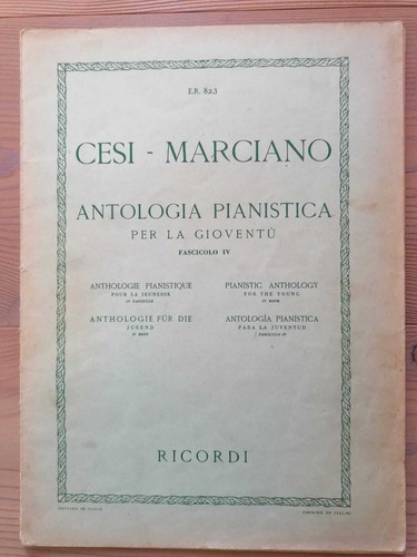 Antologia pianistica per - , la