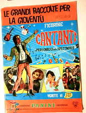 ALBUM CANTANTI PANINI 1968 CON 21 FIGURINE + LOTTO 30 FIGURINE CON VELINA