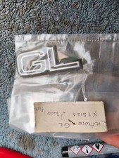 SIGLA SCRITTA FREGIO STEMMA SEAT IBIZA MK1 GL