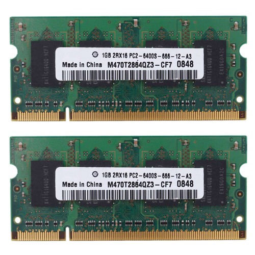 Memoria ddr2 1 gb - 2x,