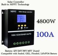 Regolatore di carica MPPT 12V, 24V, 36V, 48V a 100A