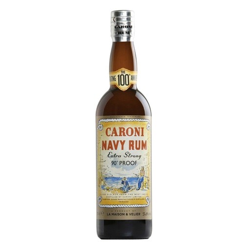 Caroni navy rum proof - navy, cl