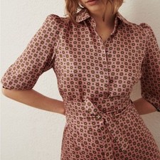 Abito con cintura MARELLA rosa modello medaglione US 10