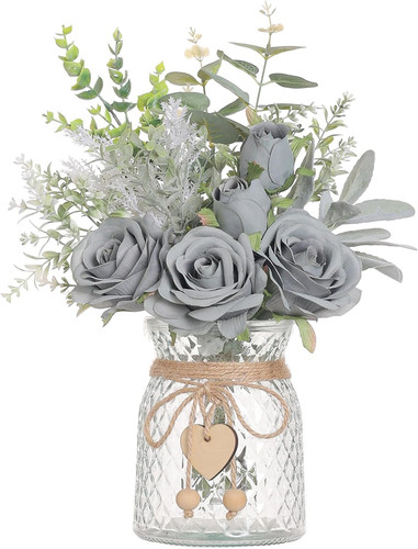 Fiori finti con vaso - con, rose