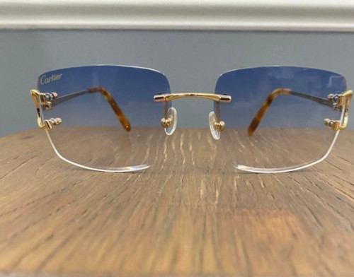 Cartier big lente blu - blu, senza