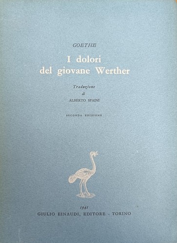 Goethe dolori del - i,