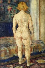 Antico Dipinto di Nudo