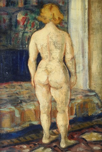 Antico dipinto nudo - antico,