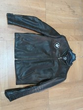 Giacca Giubbino Pelle Vintage Moto Bmw Belstaff