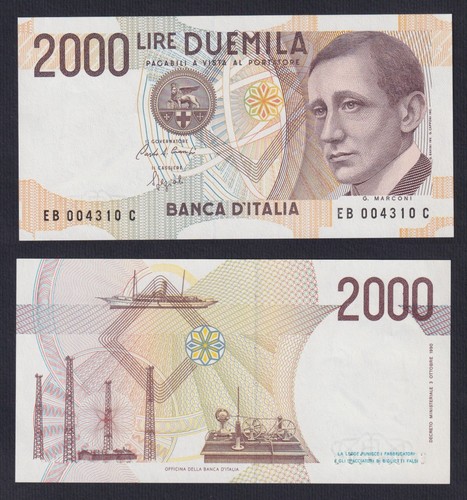 Banconota italia 2000 - banconota,