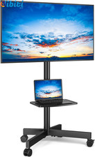 Supporto TV Da Pavimento Porta TV Con Ruote Carrello per Schermi Plasma/Lcd/Led 
