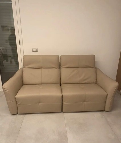 Divano posti relax pelle - divano,