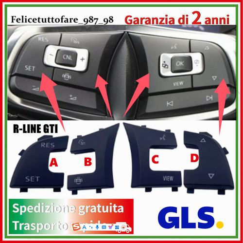1pz pulsante volante - pulsante,