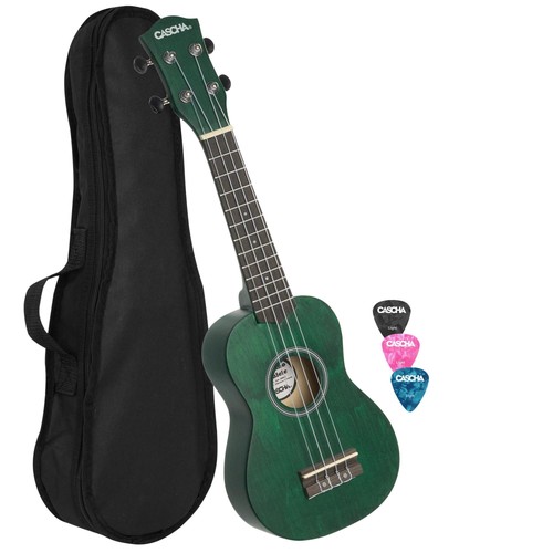 Soprano ukulele linden green - /,
