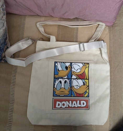 Borsa tela stampa paperino con - stampa,