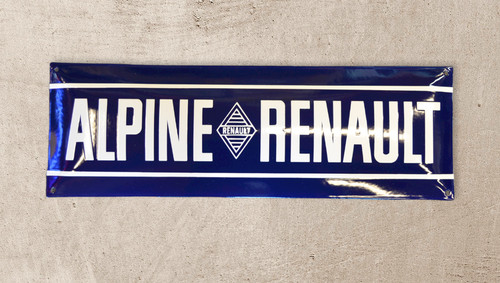 Plaque émaillée alpine - plaque,