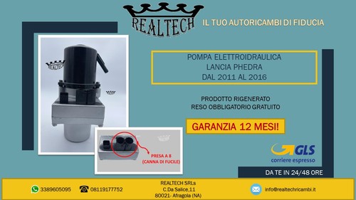 Pompa elettroidraulica lancia - pompa,