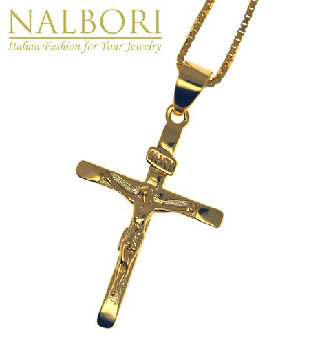 Collana ciondolo croce vero - collana,