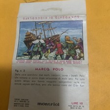 FIGURINA INCARTO N. 2 MARCO POLO  ED. MONTRIOL ANNI ‘50 MAI ATTACCATE