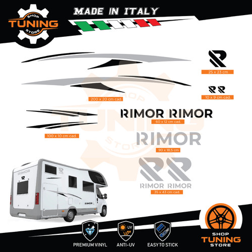 Kit adesivi camper rimor - kit,