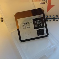 Vetro diapositiva contrasto