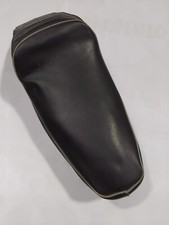 SELLA NERA SEDILE PER PIAGGIO SCRITTA VESPA 50 SPECIAL R L N MONOPOSTO CON GOBBA