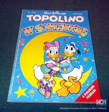 TOPOLINO n. 1785 Albo Censurato W S. Valentino Topolino Tradisce Minnie del 1990