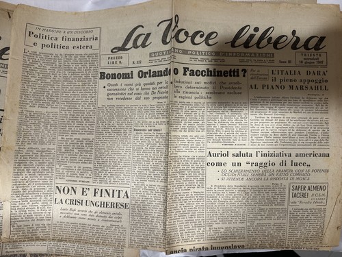 Giornale voce libera - giornale, la