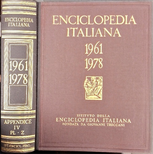 Enciclopedia italiana iv - enciclopedia, italiana.