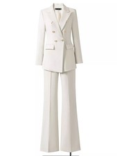 Tailleur Donna Beige Elegante