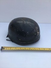 Casco moto nero vintage anni