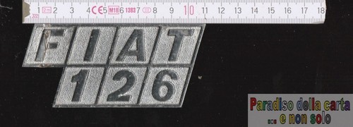 Fiat 126 emblema - fiat, (emblema