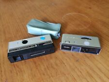 Minolta 16 Model P e Kodak Instamatic 192 Mini Film Camera 110 film 