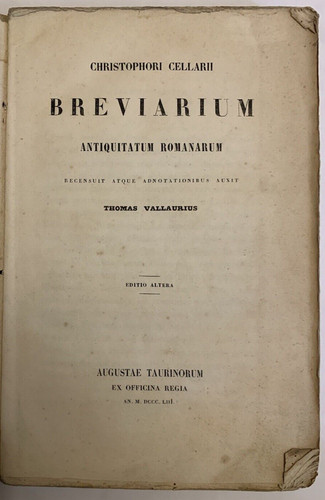 Cellarii breviarium - cellarii,,