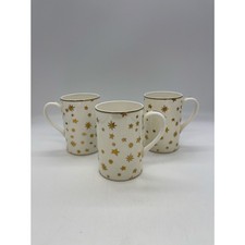 Set 3 tazzine da caffè Galaxy Fine Porcellana di Sakura Oro 14K