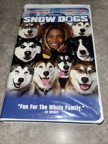 Snow dogs vhs tape - snow, disney