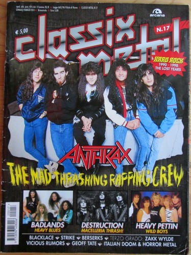 Classix metal 2013 - 17, anthrax