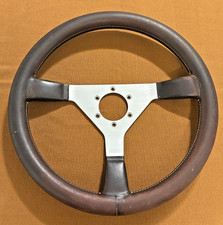 volante vintage MOMO serie Niki Lauda 37 cm pelle marrone edizione Alfa Romeo