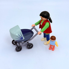 Playmobil passeggino mamma e