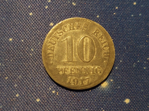Pfennig 1917 impero tedesco - 10,