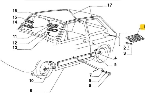 Fiat 126 bis griglia - bis,