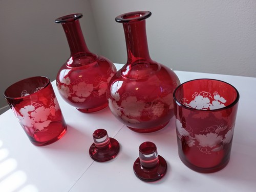 Antico set decanter - , ceco