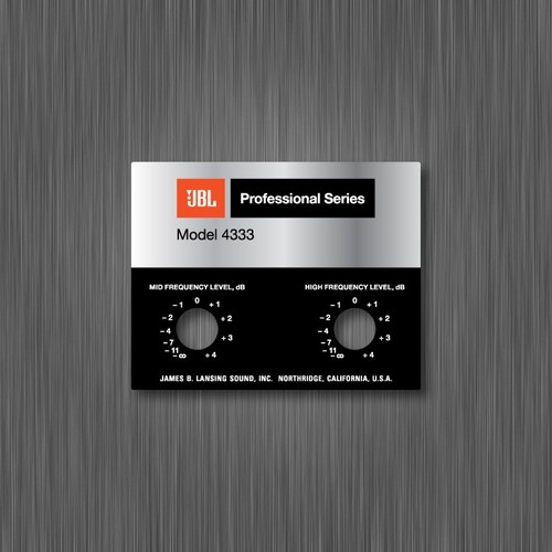 Jbl 4333 vinyl sticker label - jbl,
