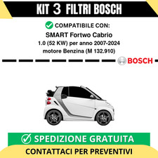 KIT BOSCH 3 Filtri tagliando